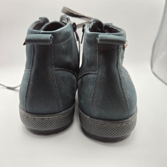 Mephisto Mobils Huguette Style Natural Rubber Sole Leather Rhinestone Embelished - Picture 6 of 13